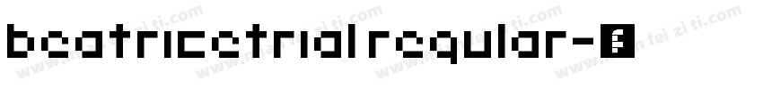 beatricetrial regular字体转换